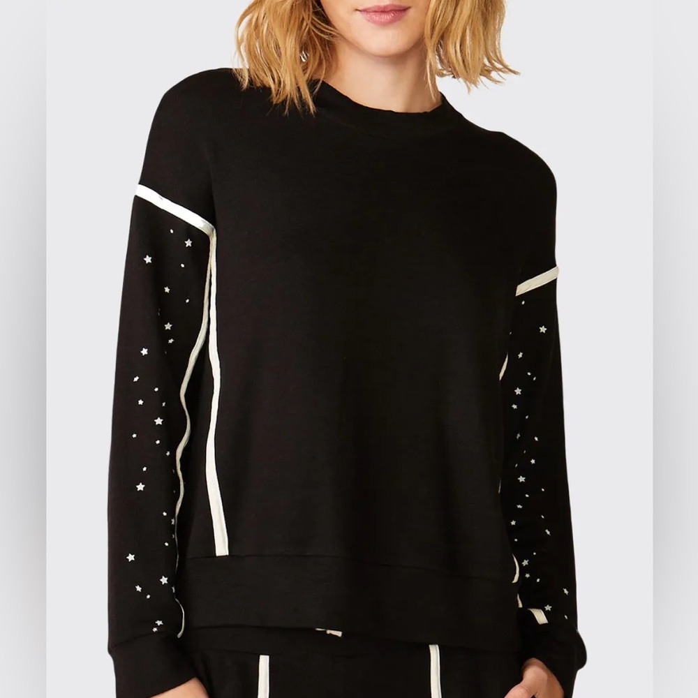 NWT Monroe Black Star Sweater Sz M
